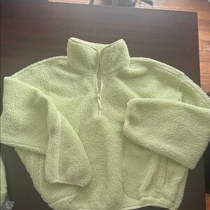 Cozy Sherpa Quarter-Zip Pullover